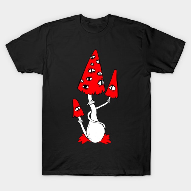 mushrooms T-Shirt by Kaeden23